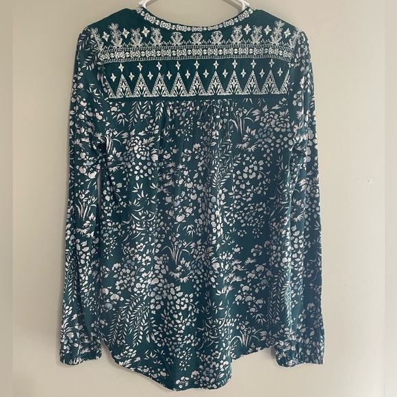Lucky Brand Floral Long Sleeve Blouse - Picture 4 of 4